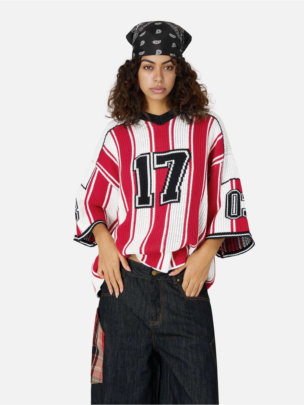 Aelfric Eden V-Neck Oversized Sweater